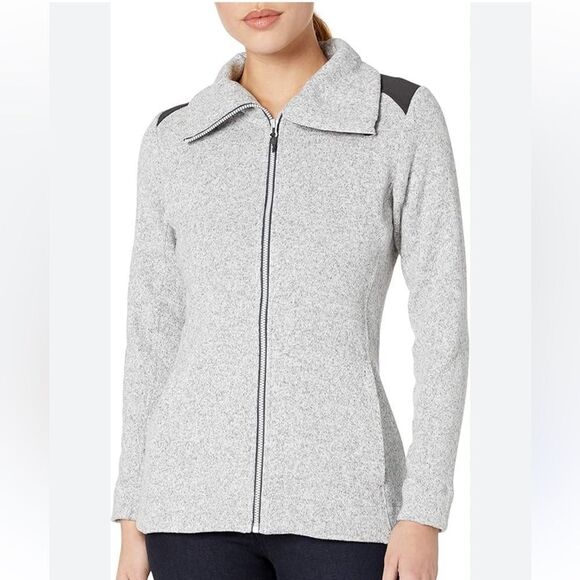 Helly Hansen Synnoeve Propile Knit Jacket Grey Women’s Small - Picture 1 of 4